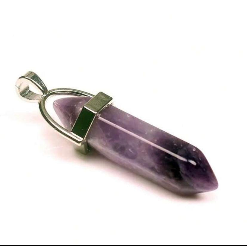Natural Crystal Gemstone Necklace