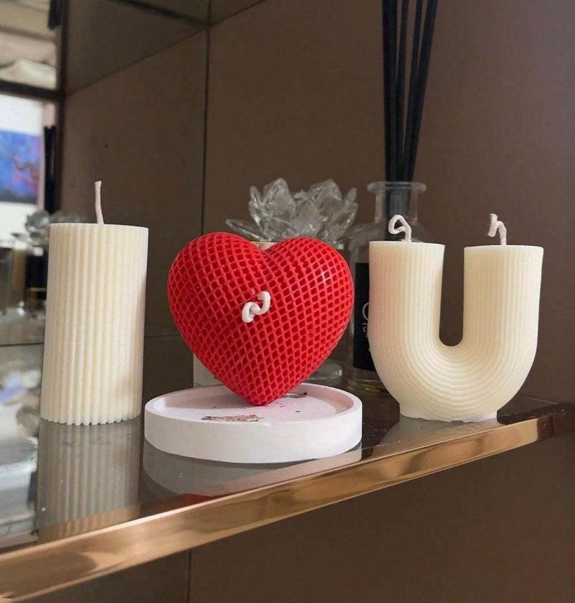 I ❤️ U Candle