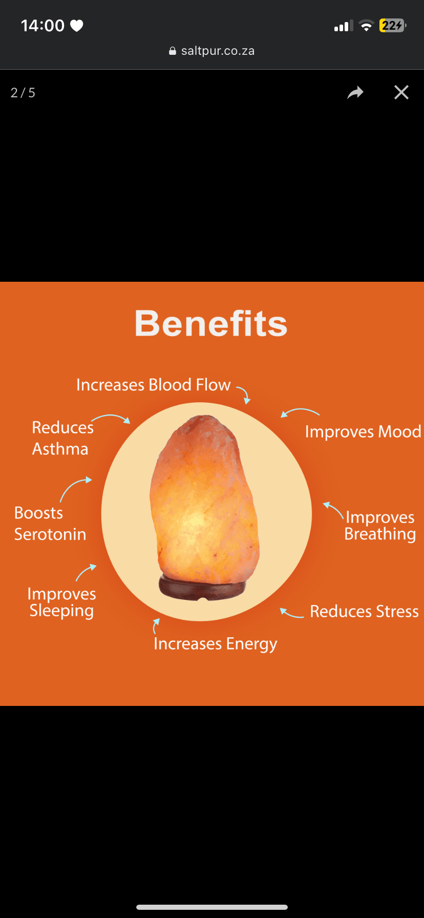 Natural Himalayan Pink Salt Lamp