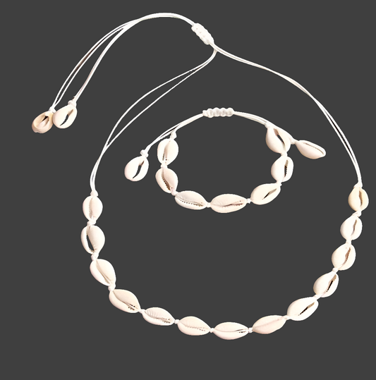 Cowrie Shell Bracelet & Necklace