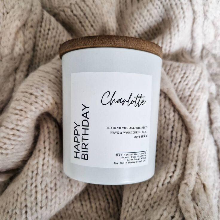 Personalised Candle