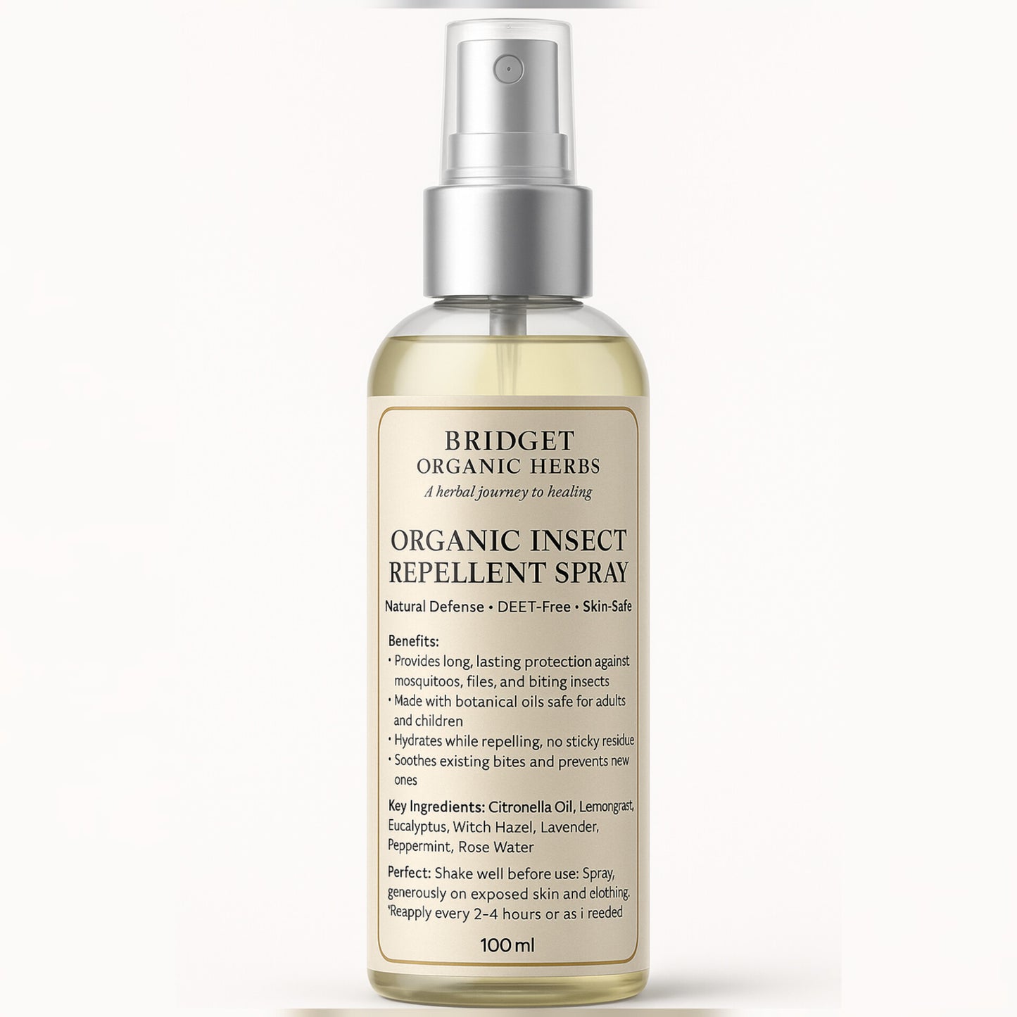Organic Insect Repellent Spray 200ml