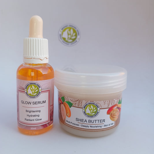 Glow Serum 30ml & Shea Butter 125g Combo