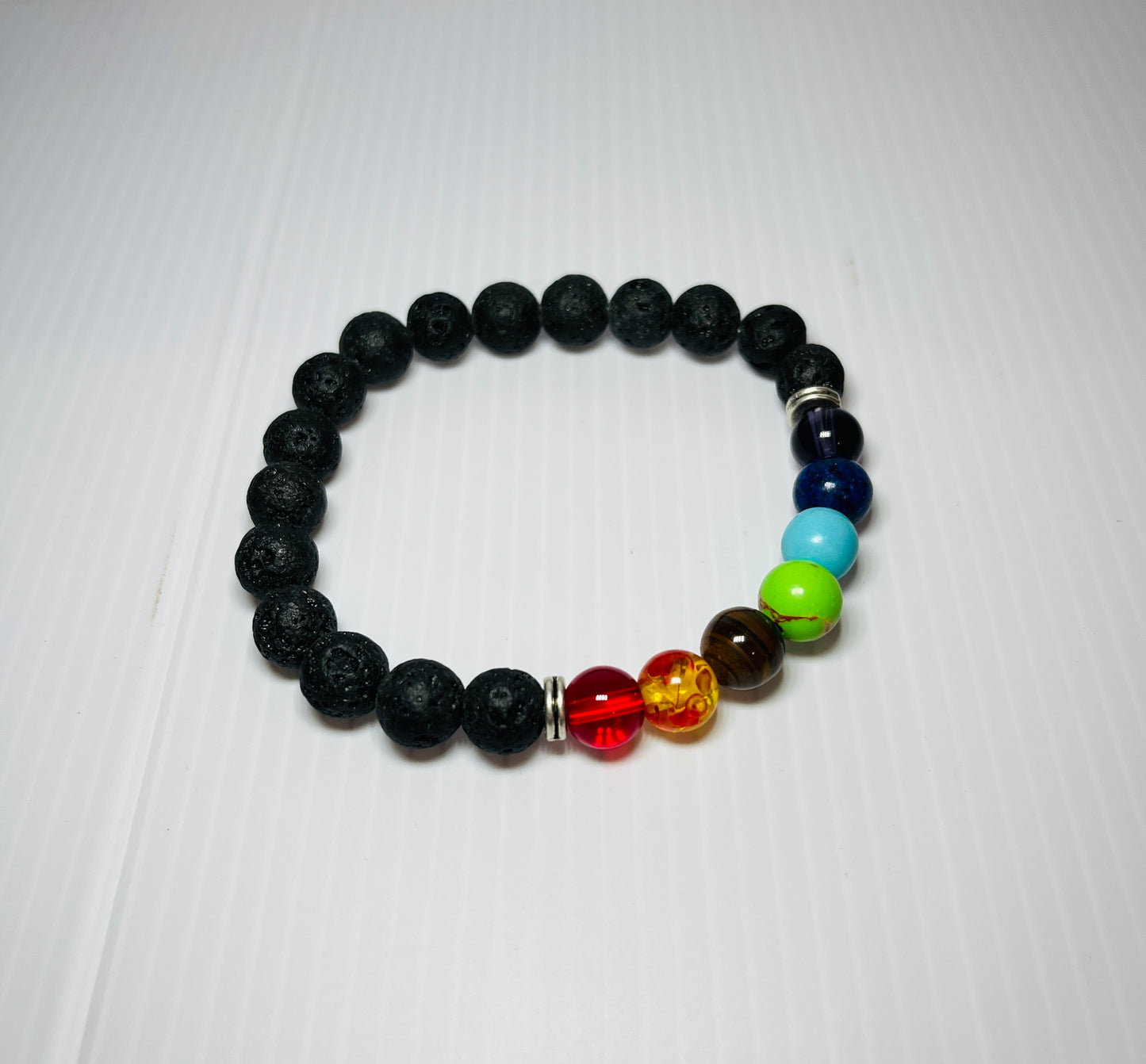 Lava 7 chakras Bracelet