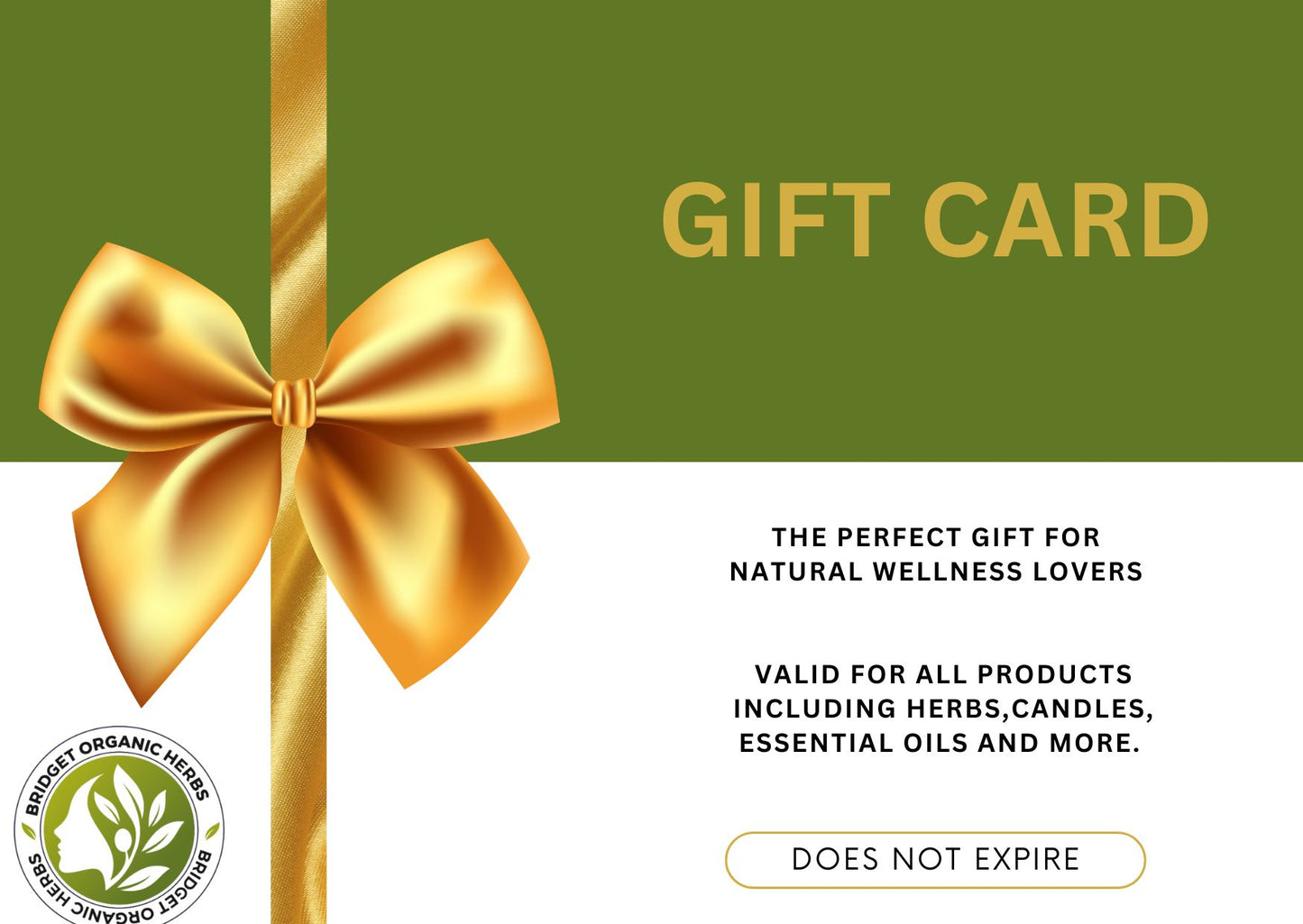 Bridget Organic Herbs Gift Card