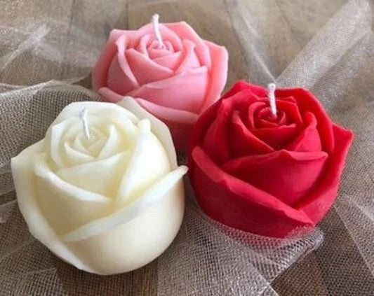 Rosebud Candle