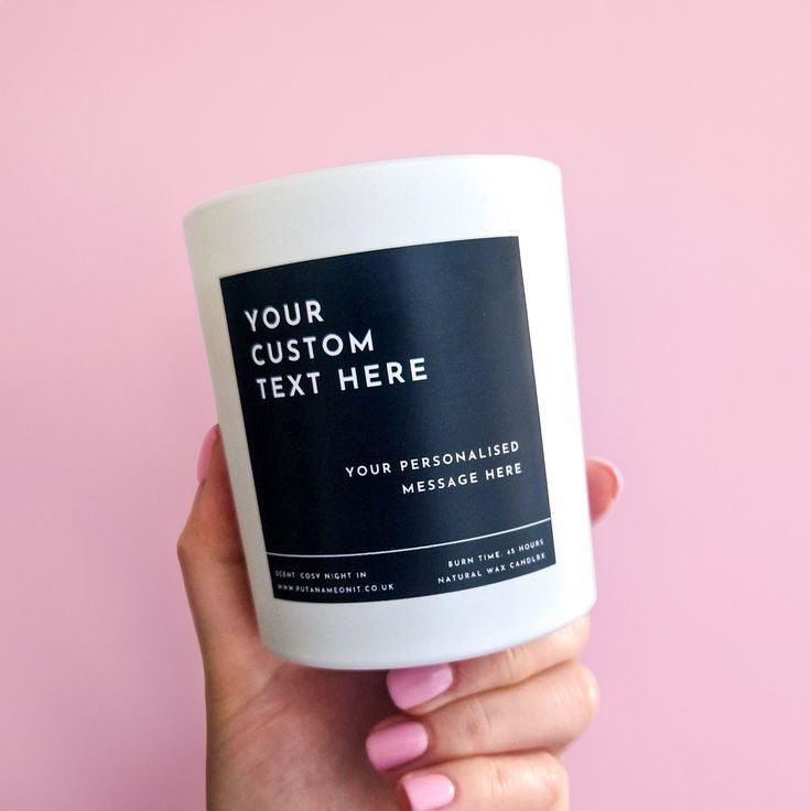Personalised Candle