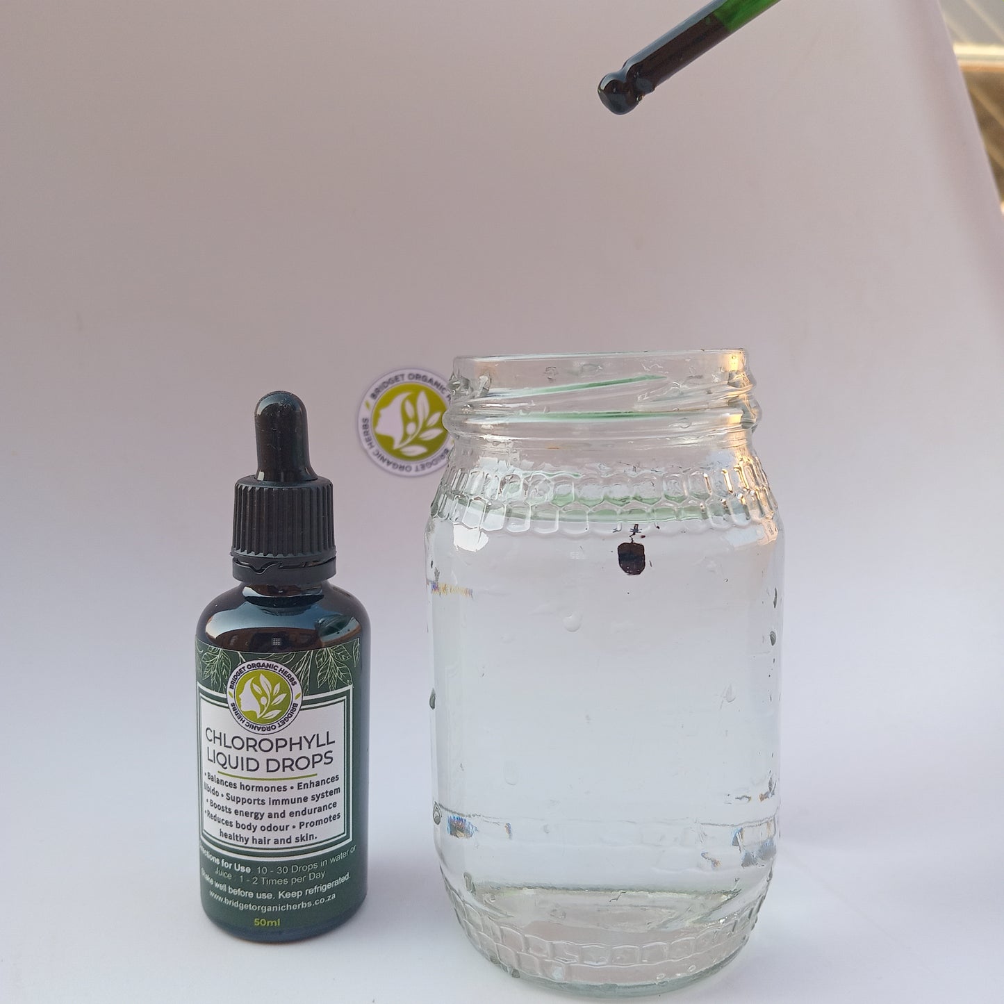Chlorophyll Liquid Drops