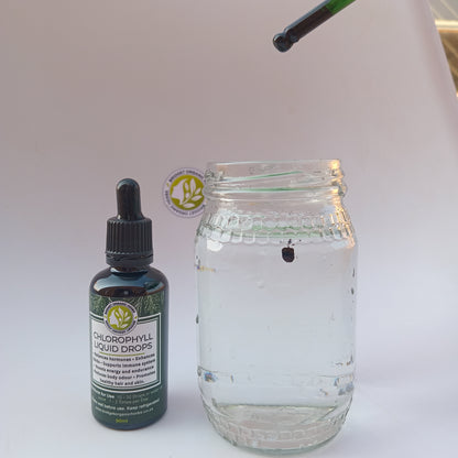 Chlorophyll Liquid Drops