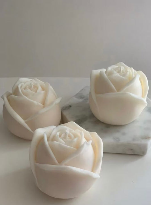 Rosebud Candle